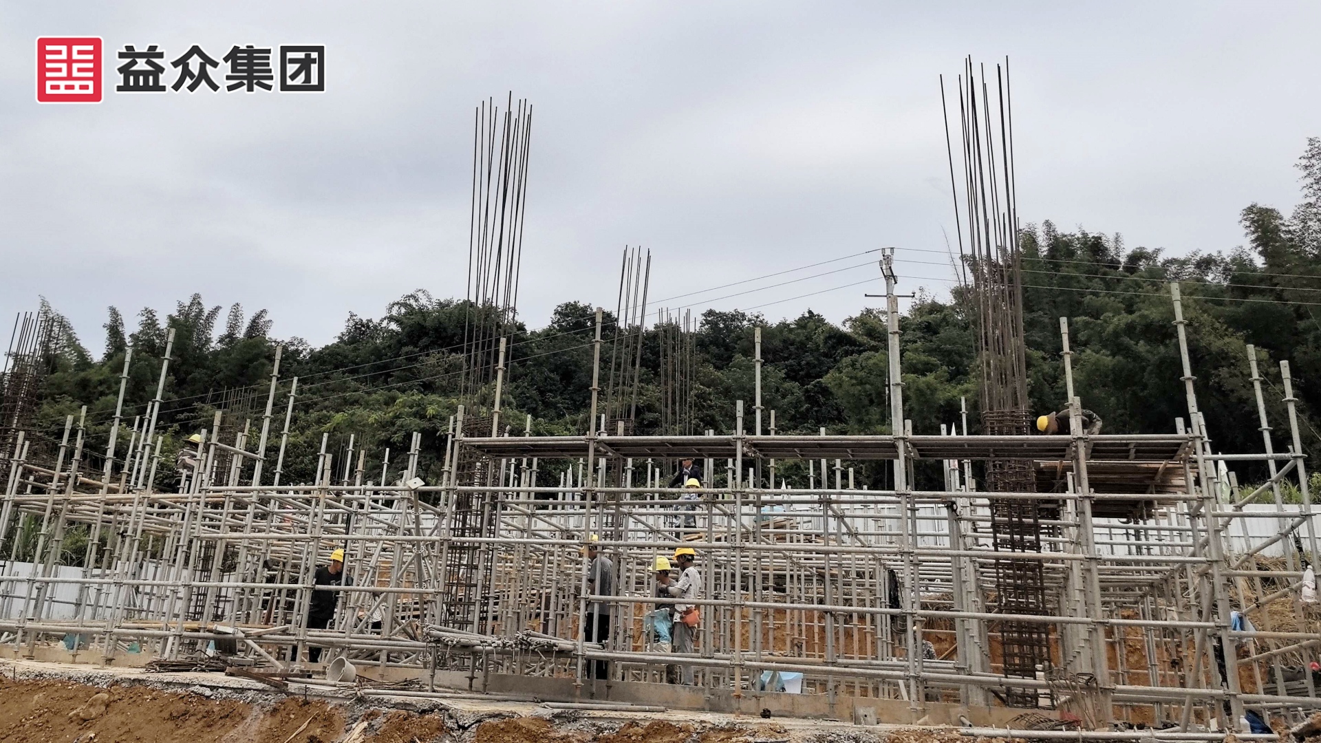 配電間、污泥脫水間支模架搭設(shè)_副本